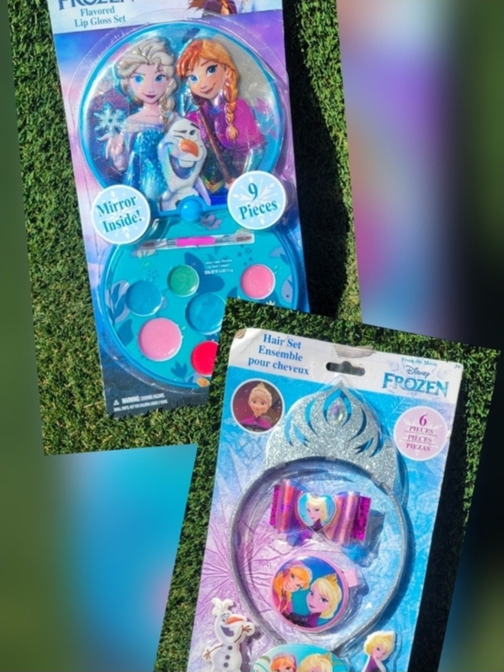 Disney Frozen Makeup & Hair Accessory Set - Blue, Purple, Pink